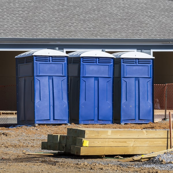 how often are the portable toilets cleaned and serviced during a rental period in North Hollywood CA